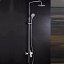 Conjunto barra de ducha monomando Luxor cromo de Imex